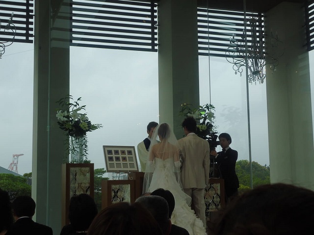 結婚式の様子